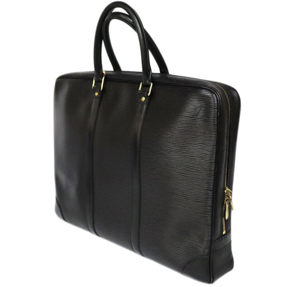 Louis Vuitton documents Porte Voyage Black